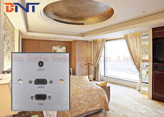 Стенная розетка алюминиевого сплава покрывает 86×86MM для комнаты для гостей гостиницы 5 звезд
