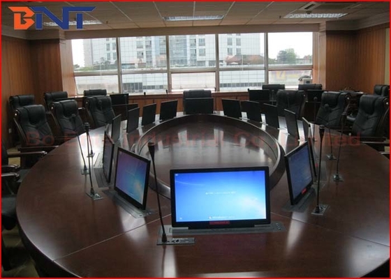 Подъем компьютера LCD конференц-зала офиса 73 Mm супер тонкий с экраном касания 15,6 дюймов