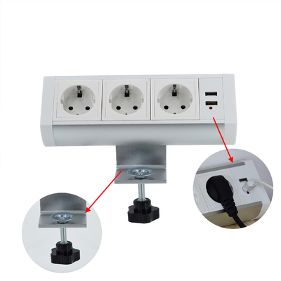 Boente зажим на столе съемный настольный монтаж многоразовые розетки UK розетка с USB / стол зажим монтаж розетки