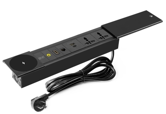 Многофункциональный плавучий крышный разъем для офисных столов с USB-модулем зарядки