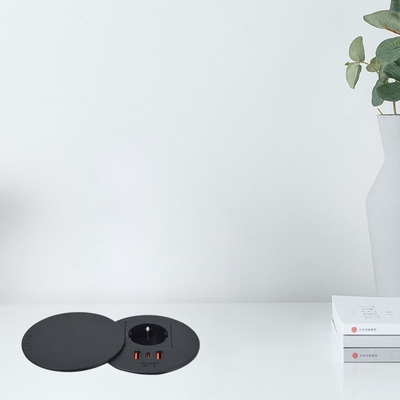 Офисная мебель круглый EU розетка & 2 USB a+ 1c для дивана кофейный стол зарядная станция