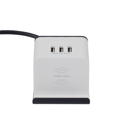 Универсальный разъем питания USB AC розетка офисная мебель ABS настольная развязка 3 выходной порта USB 1,5 м кабель 10A/16A