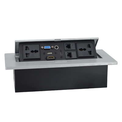 OEM/ODM Универсальные 16A/10A токоведущие розетки и Cat6 Data Port PopUp Design Столовая розетка IP44 уровень с 2 розетками