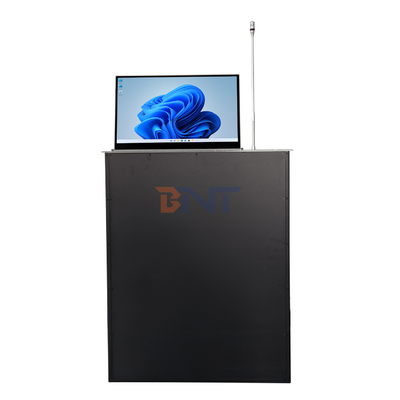 Интеллектуальная подставка с выдвижной панелью с экраном LCD Монитор подъемник быстрый подъемник Встроенный микрофон для конференций