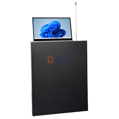 Интеллектуальная подставка с выдвижной панелью с экраном LCD Монитор подъемник быстрый подъемник Встроенный микрофон для конференций