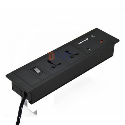 Встроенный столовой розетка универсальные розетки USB A + C порты 65 Вт Максимальный выход US / EU / AU 16A / 13A