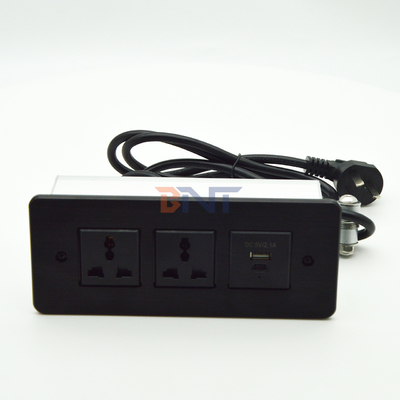 Включенная линия питания USB C быстрая зарядка Флюш монтаж столовой мебели ящик розетки конференц-стол скрытый выход