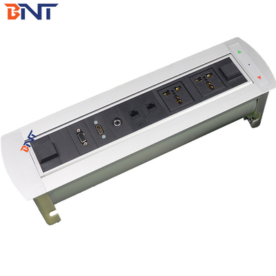 Закругленный угол 180 градусов вращающийся угол dDesk Flip Up Power Outlet