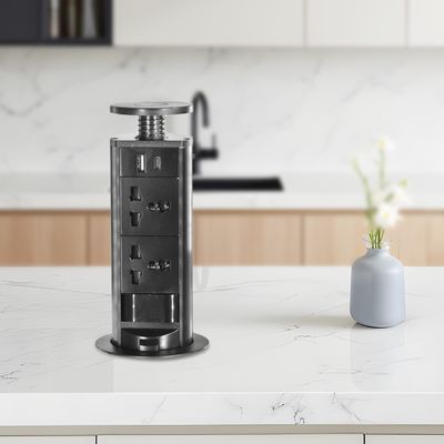 Универсальный кухонный разъем Sacar El Enchufe De La Cocina Скрытый столешничный выходной кухонный разъем для современной умной кухни