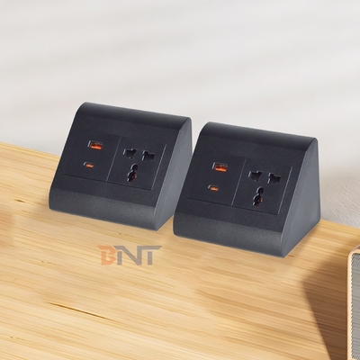 Универсальная розетка для офиса и дома, 1 выход, настольная розетка с USB A+C, IP44, для нескольких устройств