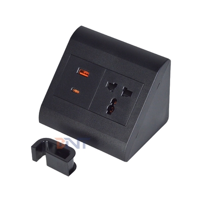 Универсальная розетка для офиса и дома, 1 выход, настольная розетка с USB A+C, IP44, для нескольких устройств