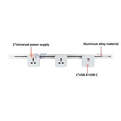 Новая съемная ультраузкая трековая розетка Удобная настенная многорозеточная силовая шина
