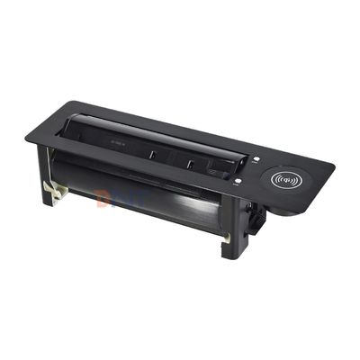 Великобритания Стандартный пользовательский AC Power Socket Desktop Встроенный электрический Flip Socket с 2 розетками 1 USB & 1 Type C & 1 Беспроводное зарядное устройство