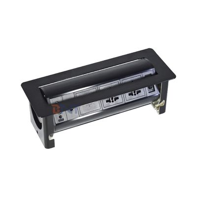 Мультимедийный вращающийся стол переключатель разъем/сдвигатель стола Выключатель питания/конференц-стол