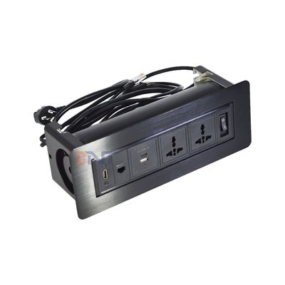 Мультимедийный вращающийся стол переключатель разъем/сдвигатель стола Выключатель питания/конференц-стол