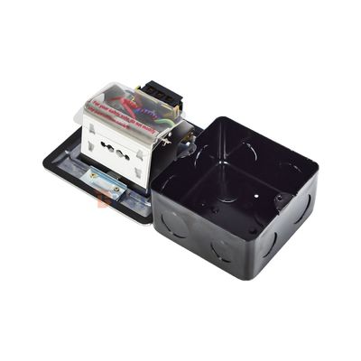 Пользовательский универсальный выдвижной скрытый напольный разъем питания, водонепроницаемый, для пола, медленный, IP44