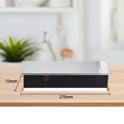 Euro Tabletop Electric Power Socket Slip-Open Design с тремя розетками 16A с регулируемым стандартом ЕС