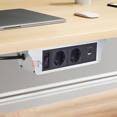 Гибкий EU устанавливается под столами/креслами/диваном Крайняя линия питания Висячие электрические розетки с USB-портом