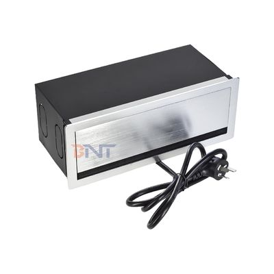 Фабричная цена Настольная щетка Настольная щетка Flip Cover розетка с 2*Универсальным питанием, 2*USB A, 1*Сеть, 1*HDMI