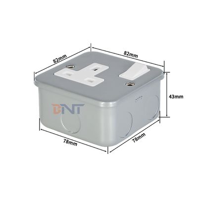 UK Power Standard New Style Wall Socket Panel с переключателем включения/выключения